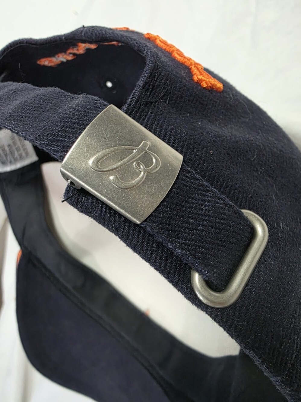 NWOT Breitling Swiss Watch Promotional Hat Blue Orange Embroidered Strapback - Picture 4 of 8